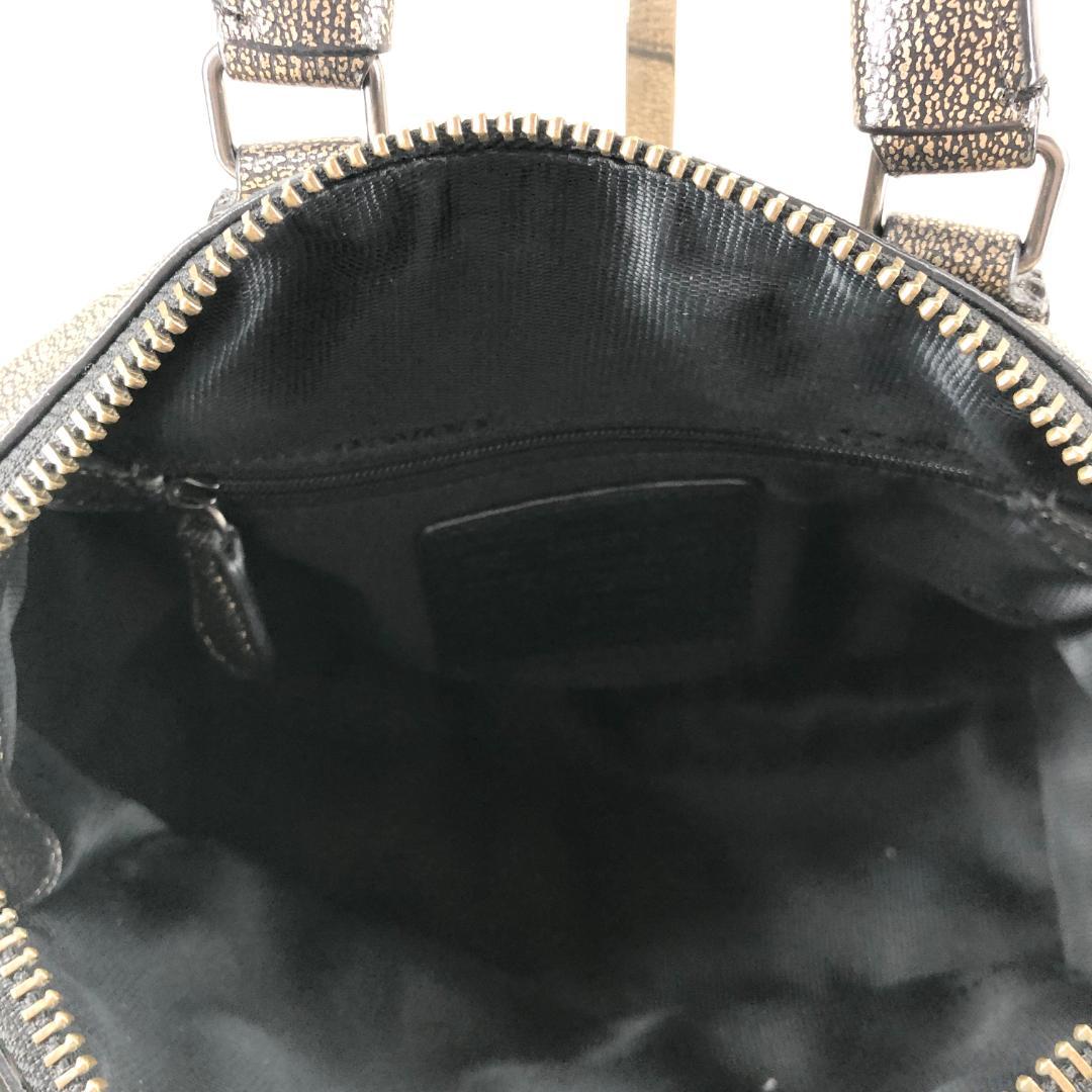 コーチ COACH ゴールドレザー 2wayミニボストンバッグ 肩がけ斜め掛け