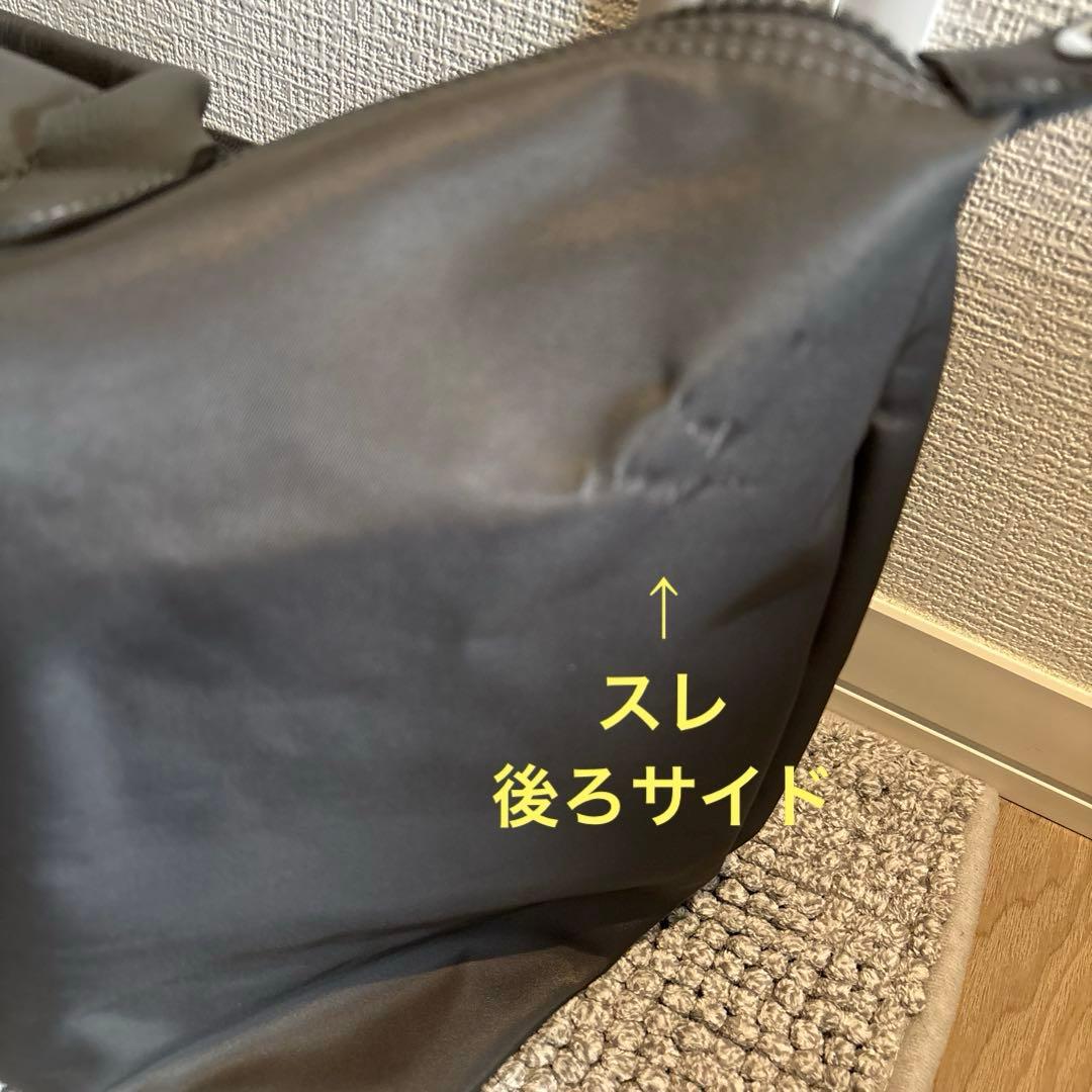 ⭐︎はっち　正規品！ロンシャン　ボストンバッグ　濃いグレー色