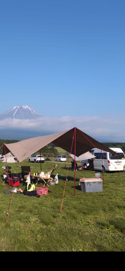 計55000円　DODチーズタープМ　スノーピークペグハンマーエリッゼステーク等