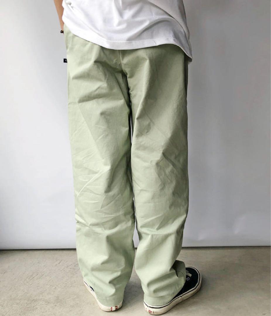 DESCENDANT/CLASP TWILL TROUSERS (GREEN)２