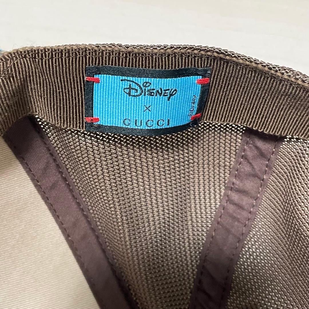 極美品 GUCCI × DISNEY コラボ ドナルドダック総柄メッシュキャップ