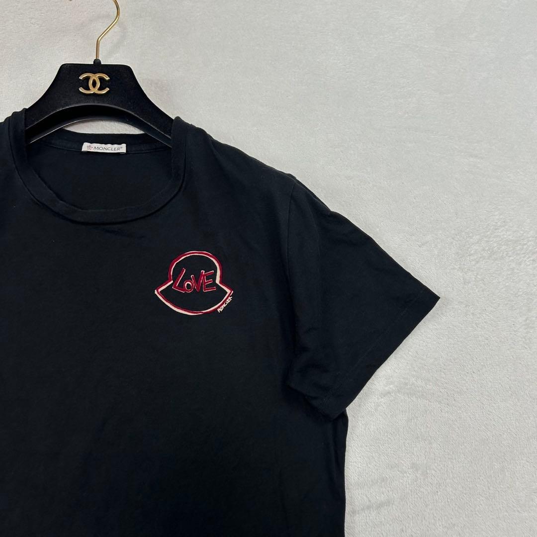 K769 M モンクレール クルーネック ロゴプリント 半袖 Tシャツ メンズ