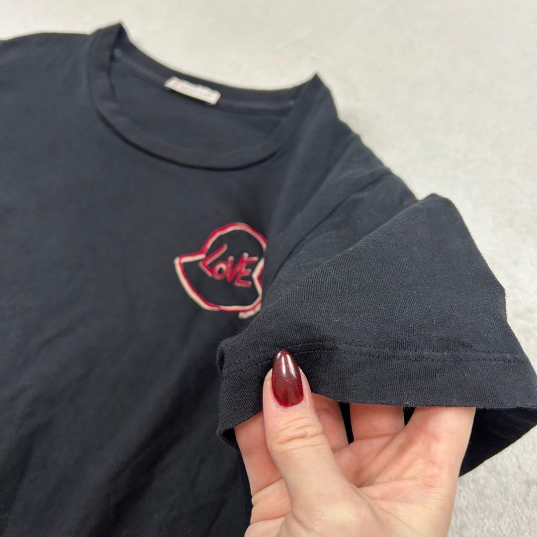 K769 M モンクレール クルーネック ロゴプリント 半袖 Tシャツ メンズ