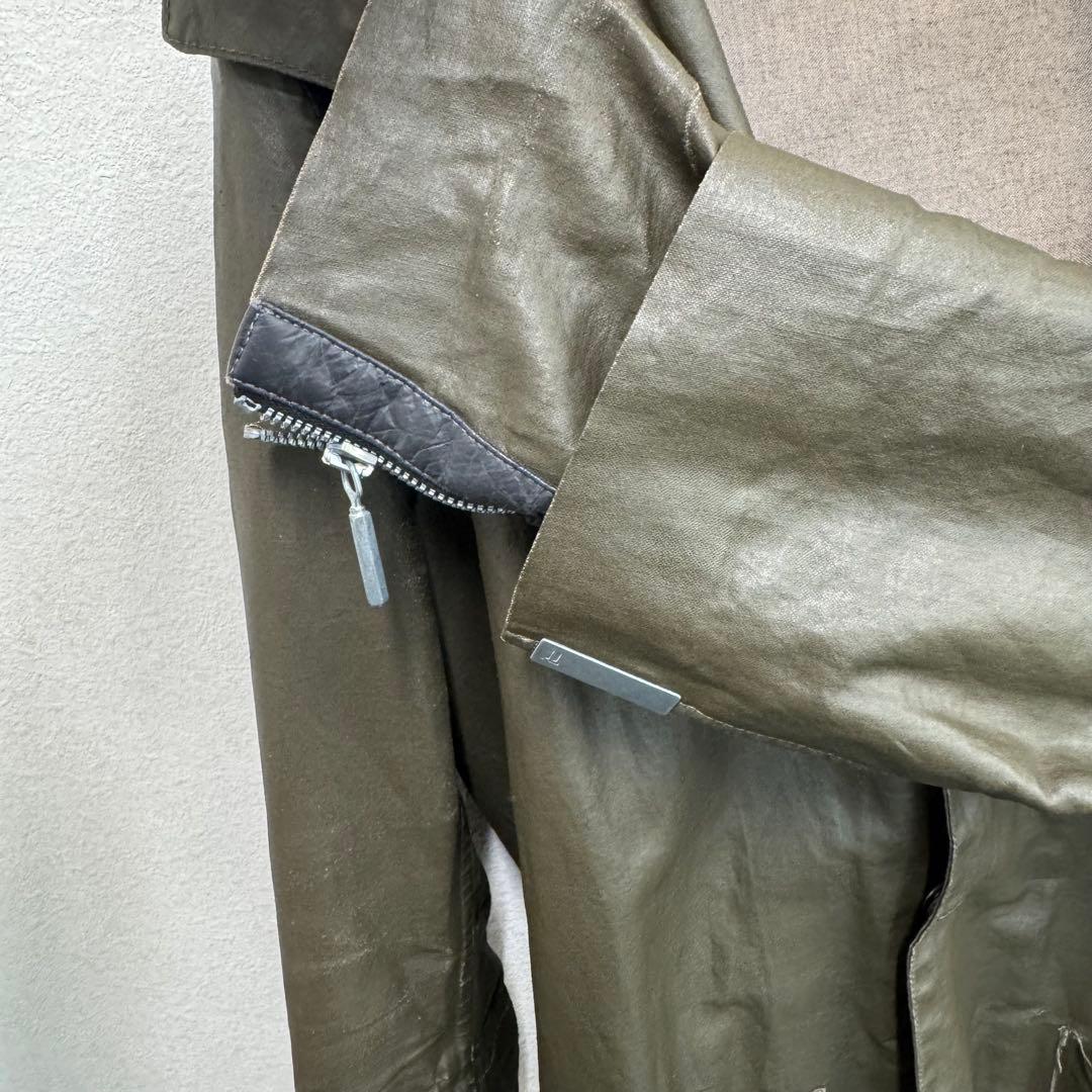 【激レア】BALENCIAGA バレンシアガ ナイロン×レザー フードジャケット