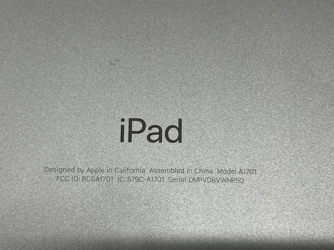 iPad Pro 10.5インチ 256GB シルバー A1701【A987】