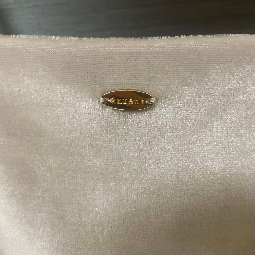 【OUR WACOAL× anuans】　カップインベロアショートキャミソール