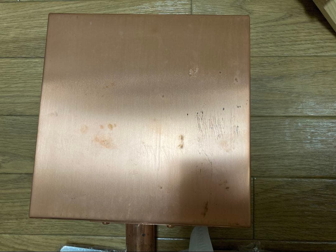 銅製玉子焼器 木蓋付き 18㎝×18㎝ 純銅卵焼き器 ダンチュウ dancyu