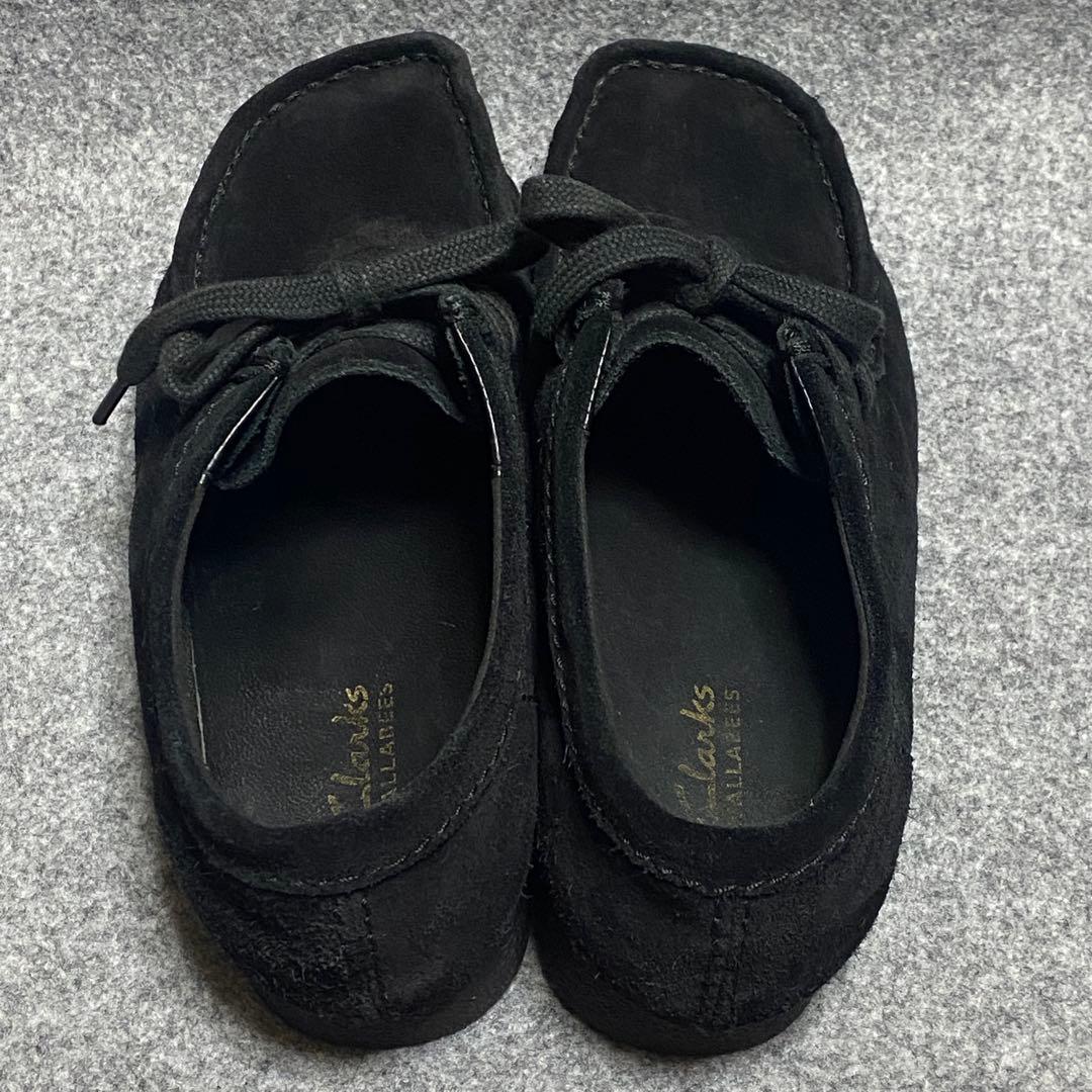 clarks クラークス　25.5cm ワラビー WALLABEE ブラック 黒