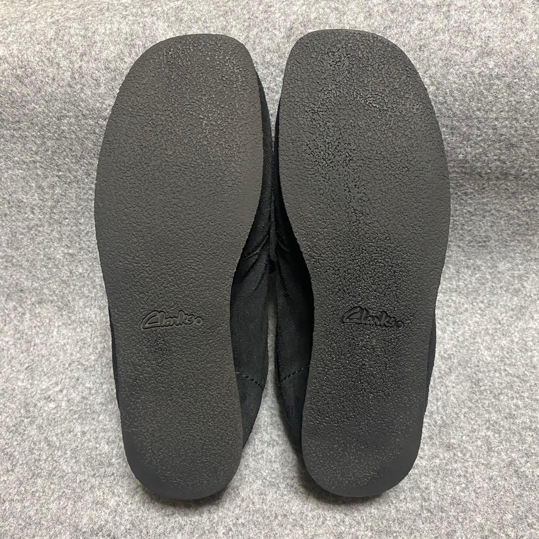 clarks クラークス　25.5cm ワラビー WALLABEE ブラック 黒