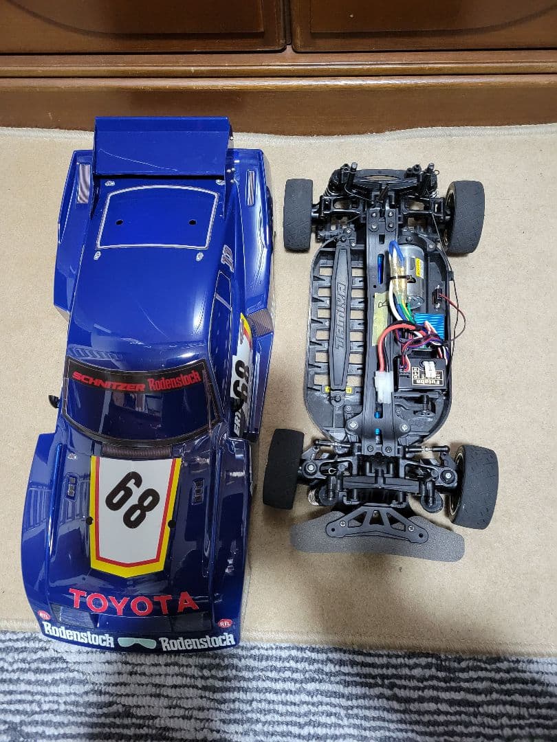 t*o様 タミヤラジコン　TT01シャーシトヨタセリカLBボディメカ付