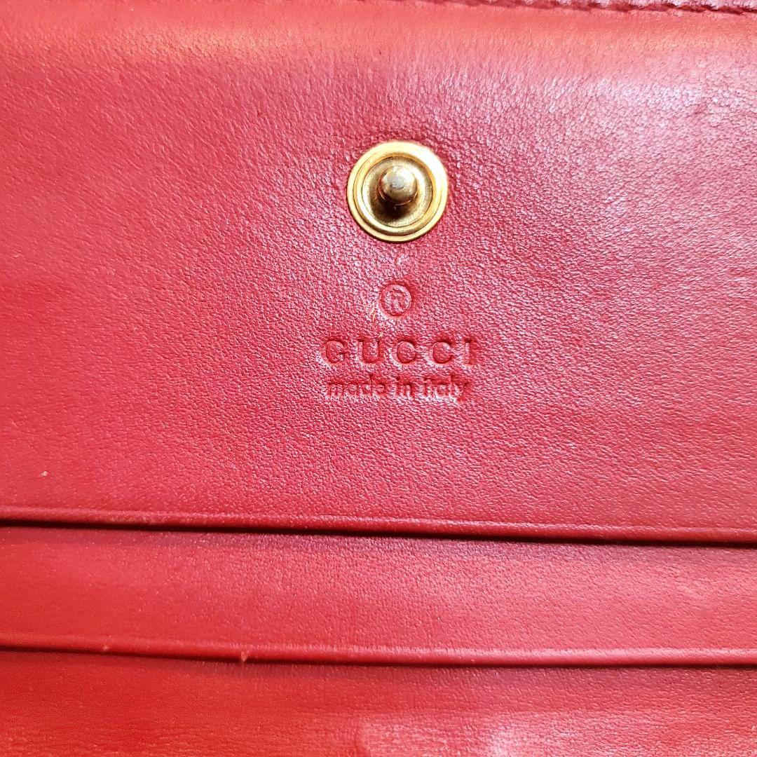 美品 希少 GUCCI　さくらんぼ　GGスプリーム　レザー　チェリー