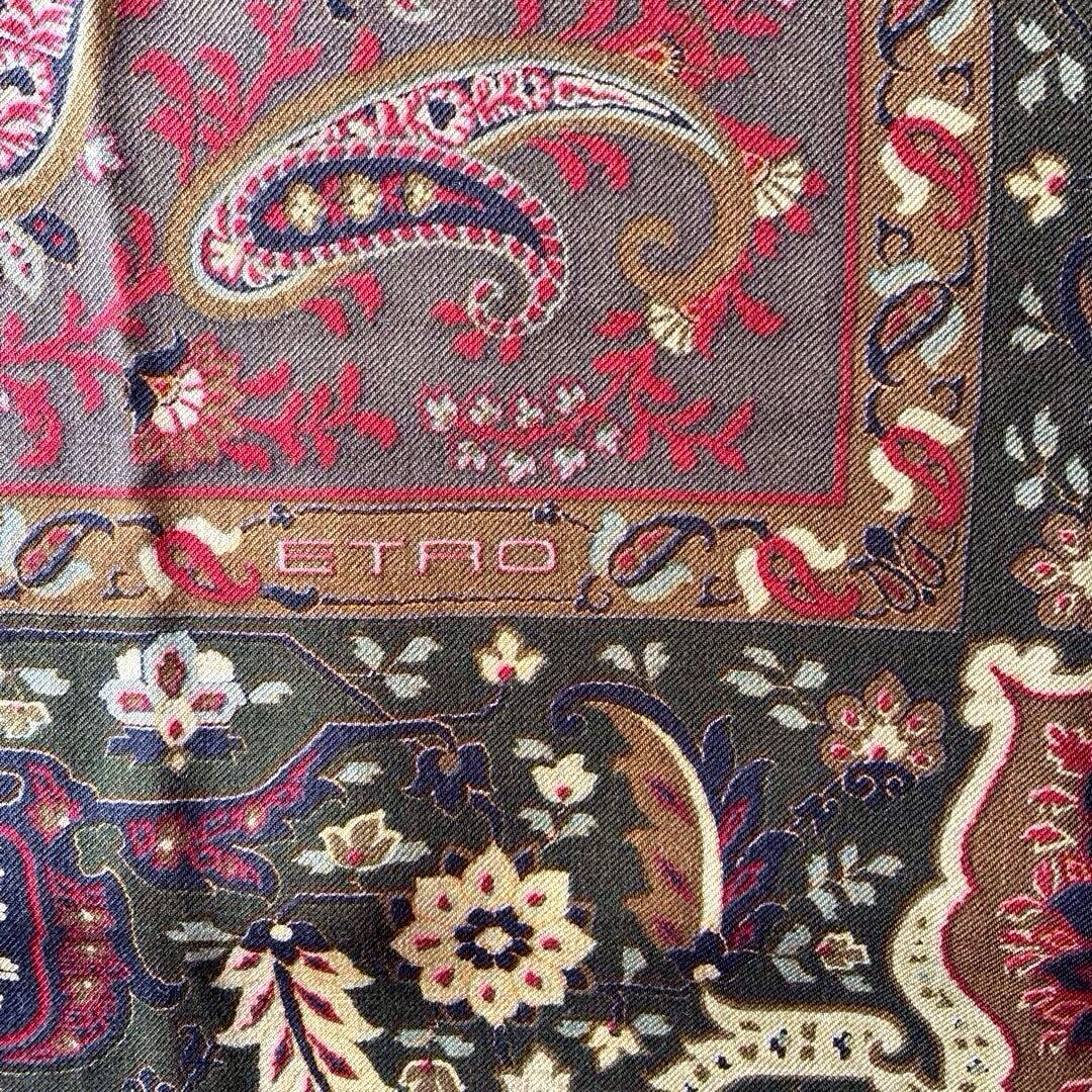 ETRO ペイズリー柄 大判ストール/ショール　美品　イタリア製