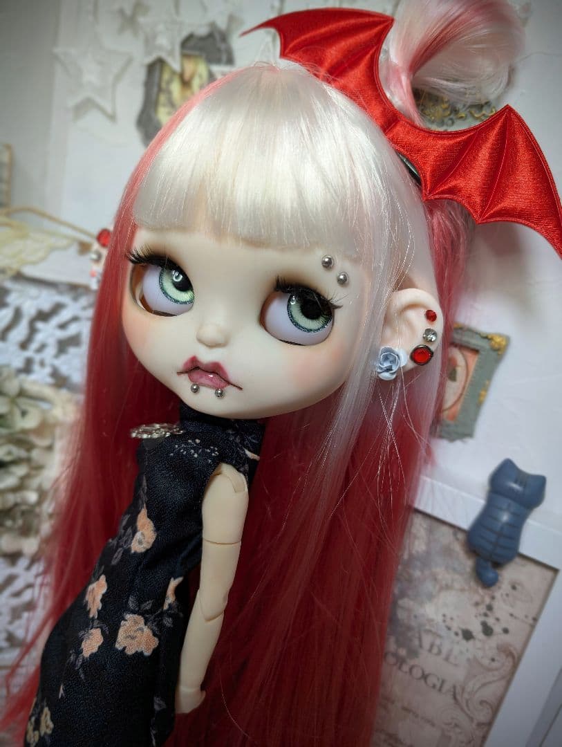 にゃん❁︎アイシードール ホームステイ❁︎bat red❁︎