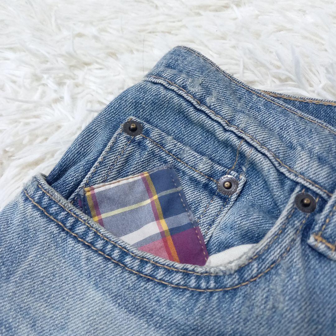 ●希少●　ラルフローレン　パッチワーク　刺繍　ワッペン　デニム　マルチカラー