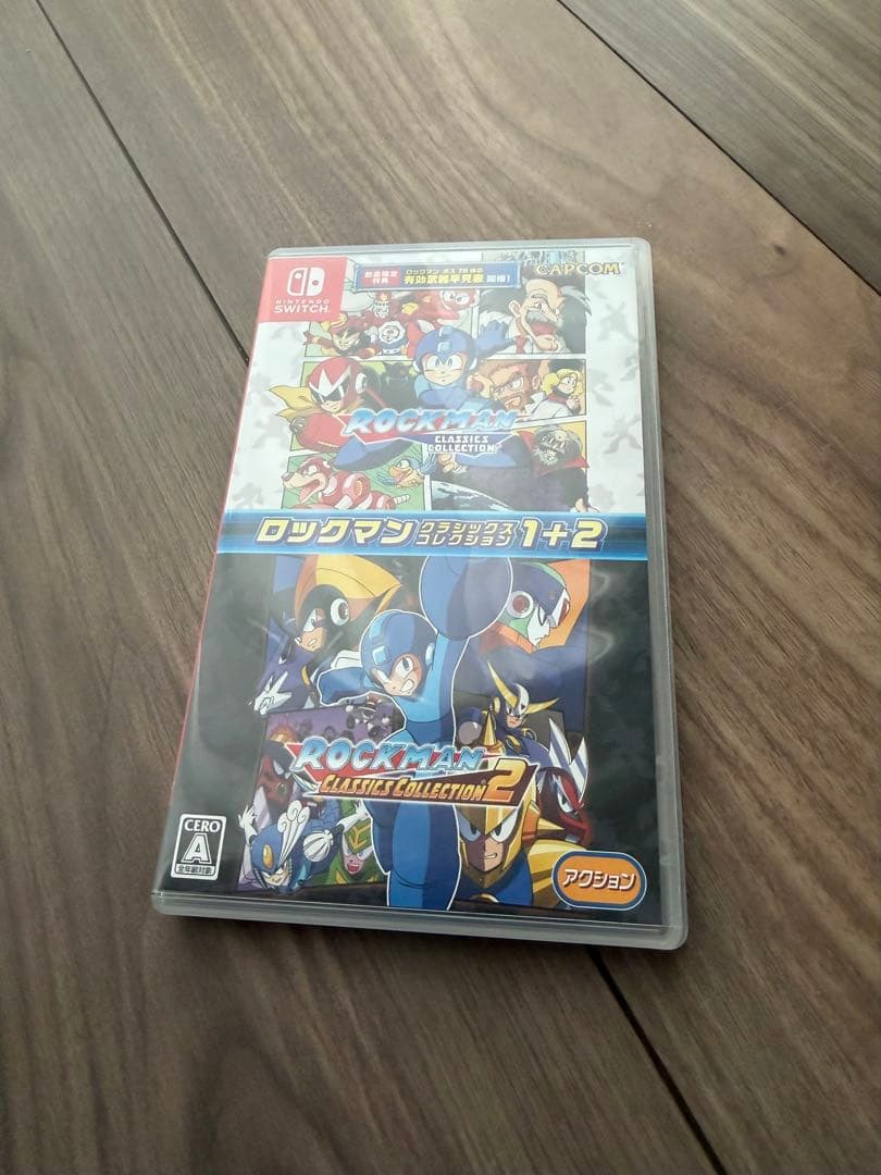 Switch ロックマン クラシックス コレクション 1+2 武器早見表付き