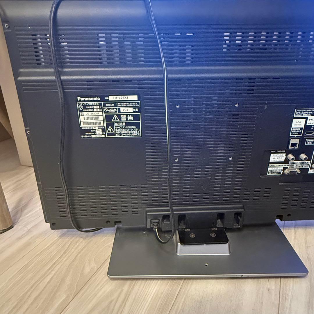 美品　Panasonic テレビ 26V型 TH-L26X3 2011年製
