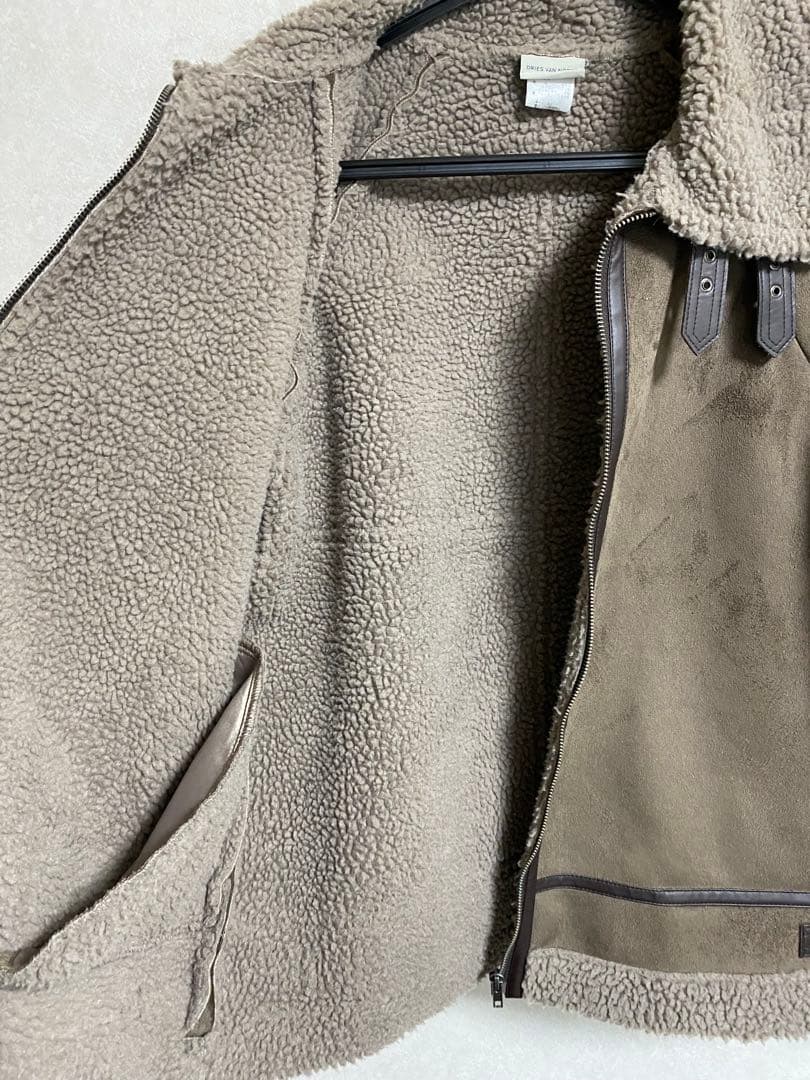 R*様 DRIES VAN NOTEN ライカ期　ムートンジャケット　コート　ブ