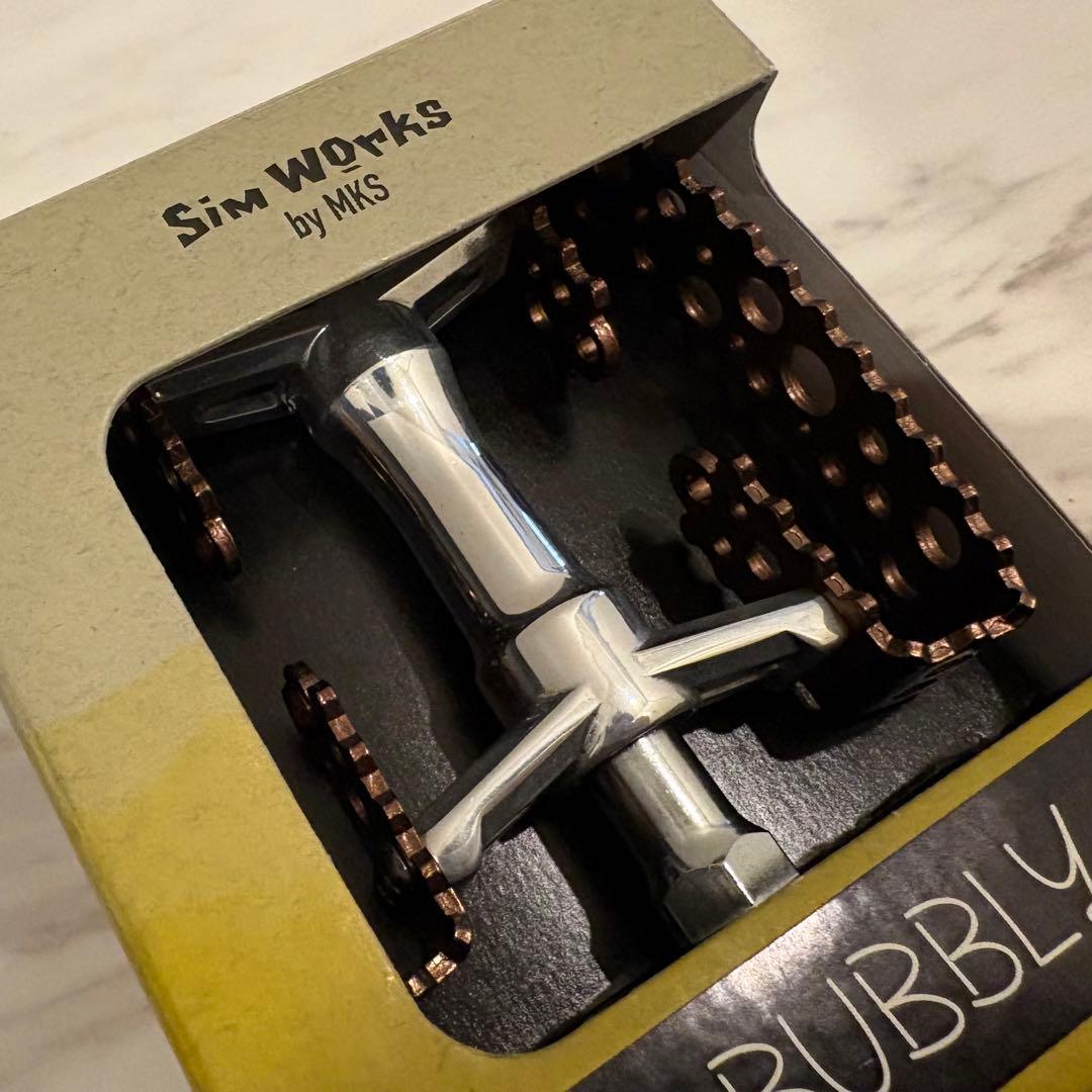 【新品未使用】Sim Works MKS Bubbly ペダル ピスト グラベル