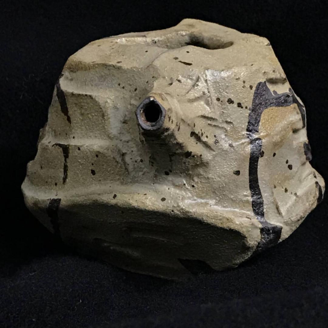 【真作保証】平松 龍馬 作 片口 酒器 陶磁器 作家物 現代作家