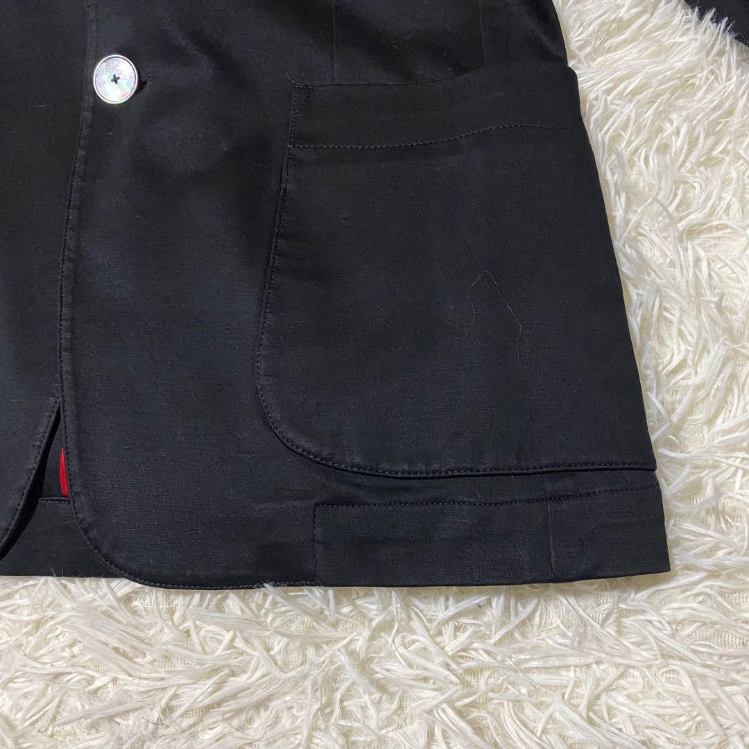 日本製 PaulSmith ポールスミス テーラードジャケット コットン M 黒