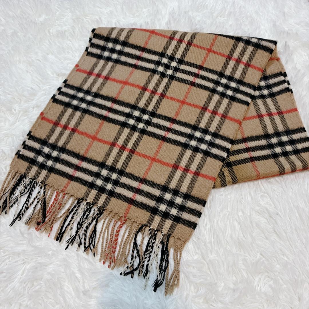 Burberrys 90s マフラー カシミヤ100％ ストール ノバチェック