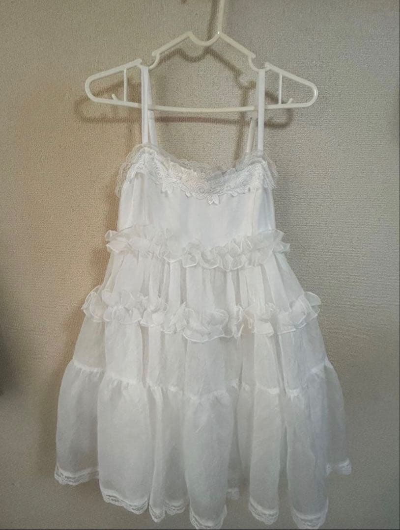 【ru】トリートユアセルフSoft veil camisole dress