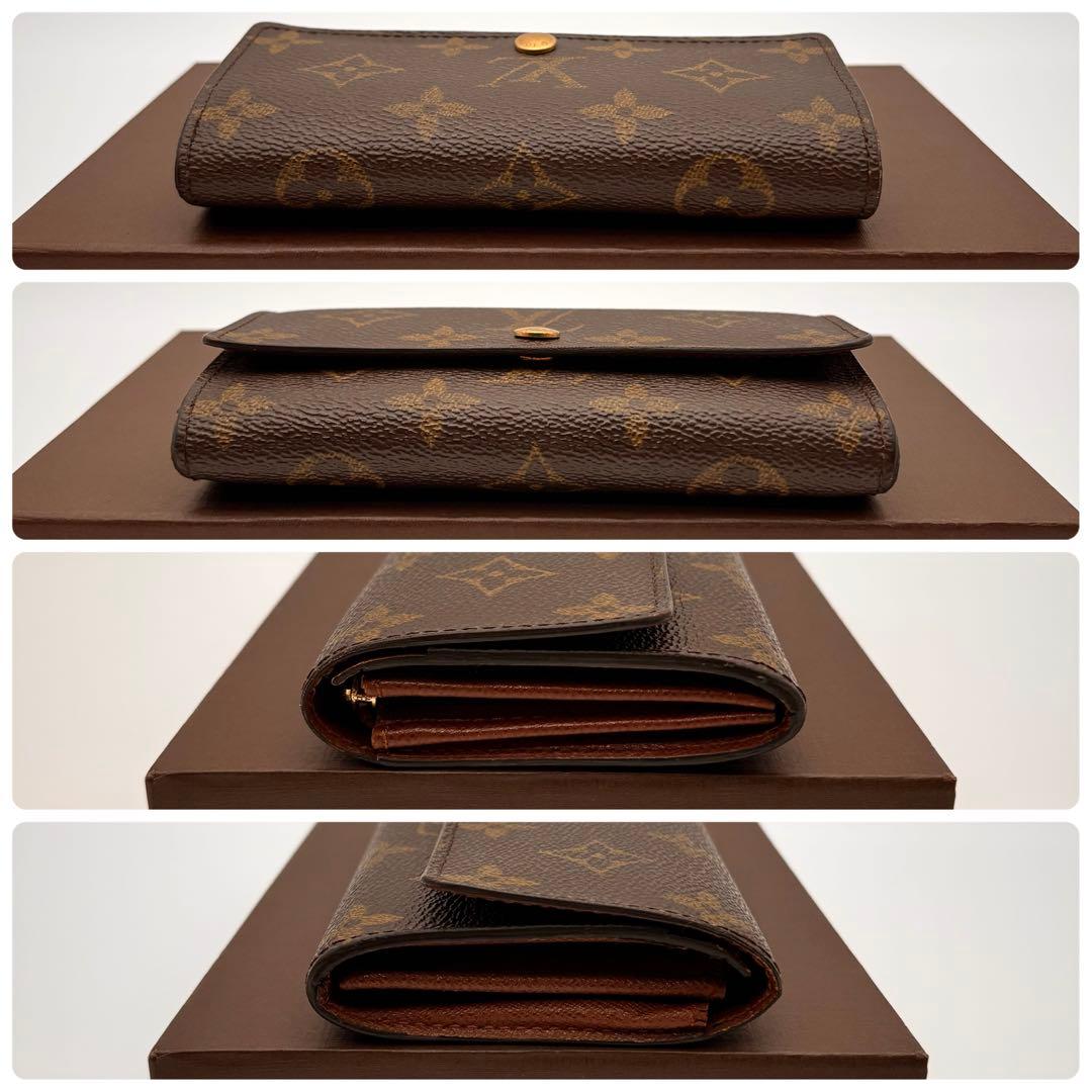 【鑑定済み】ルイヴィトン✨ポルトモネジップ✨二つ折り財布 モノグラム✨コンパクト