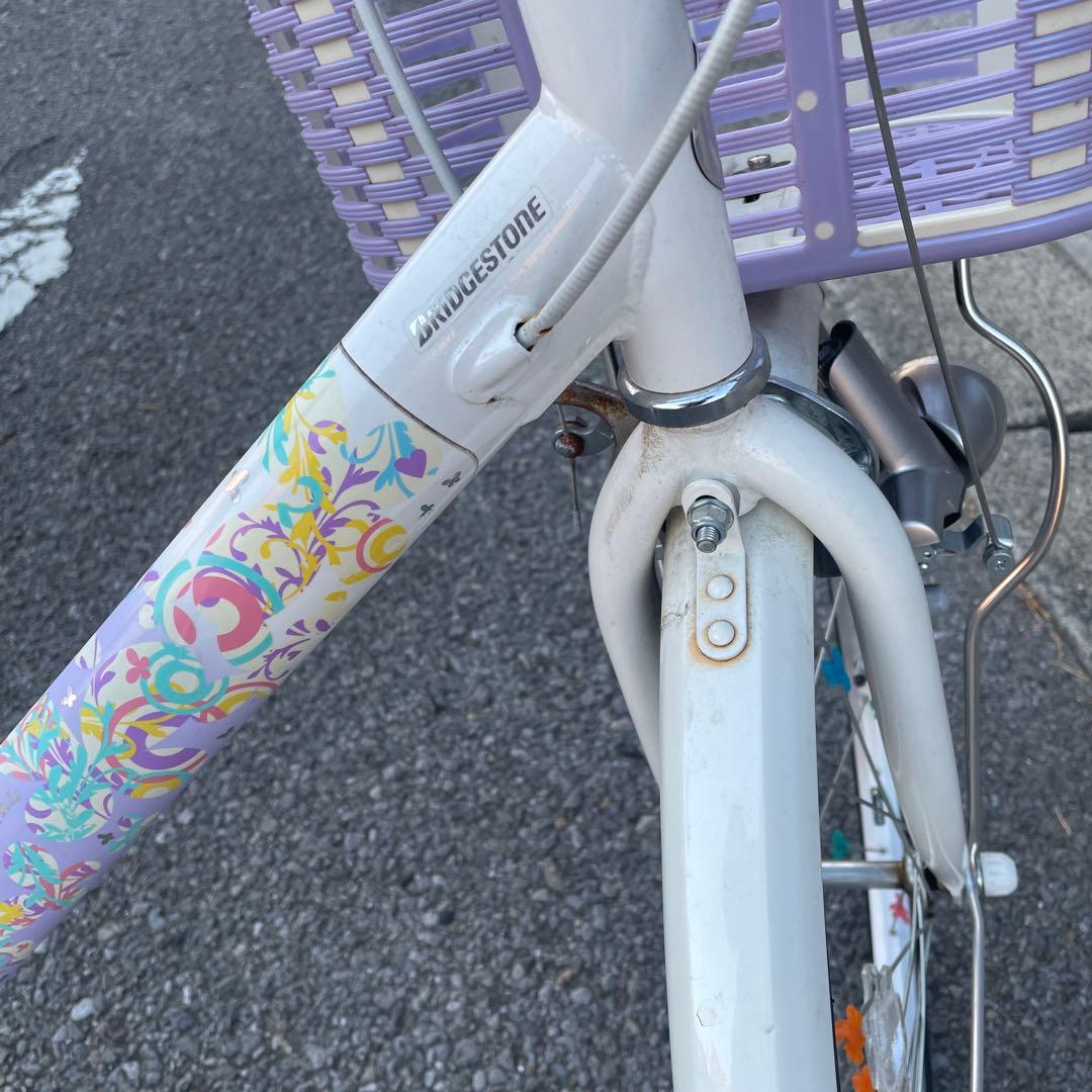 ブリヂストン 子供用自転車 紫 小学生子供用　千葉県松戸市にて引き取れる方！