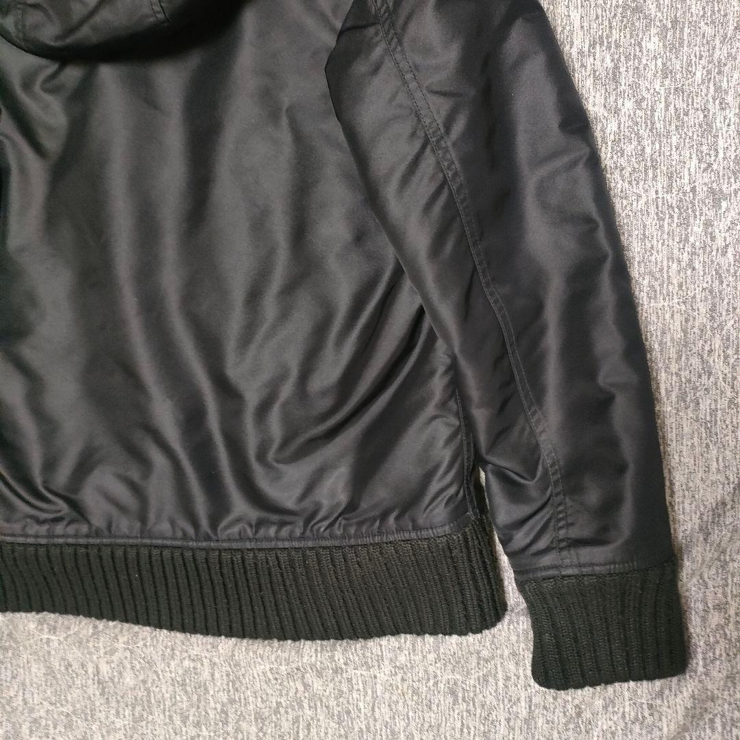 2way ALPHA INDUSTRIES MA-1 フーデッドリブジャケット