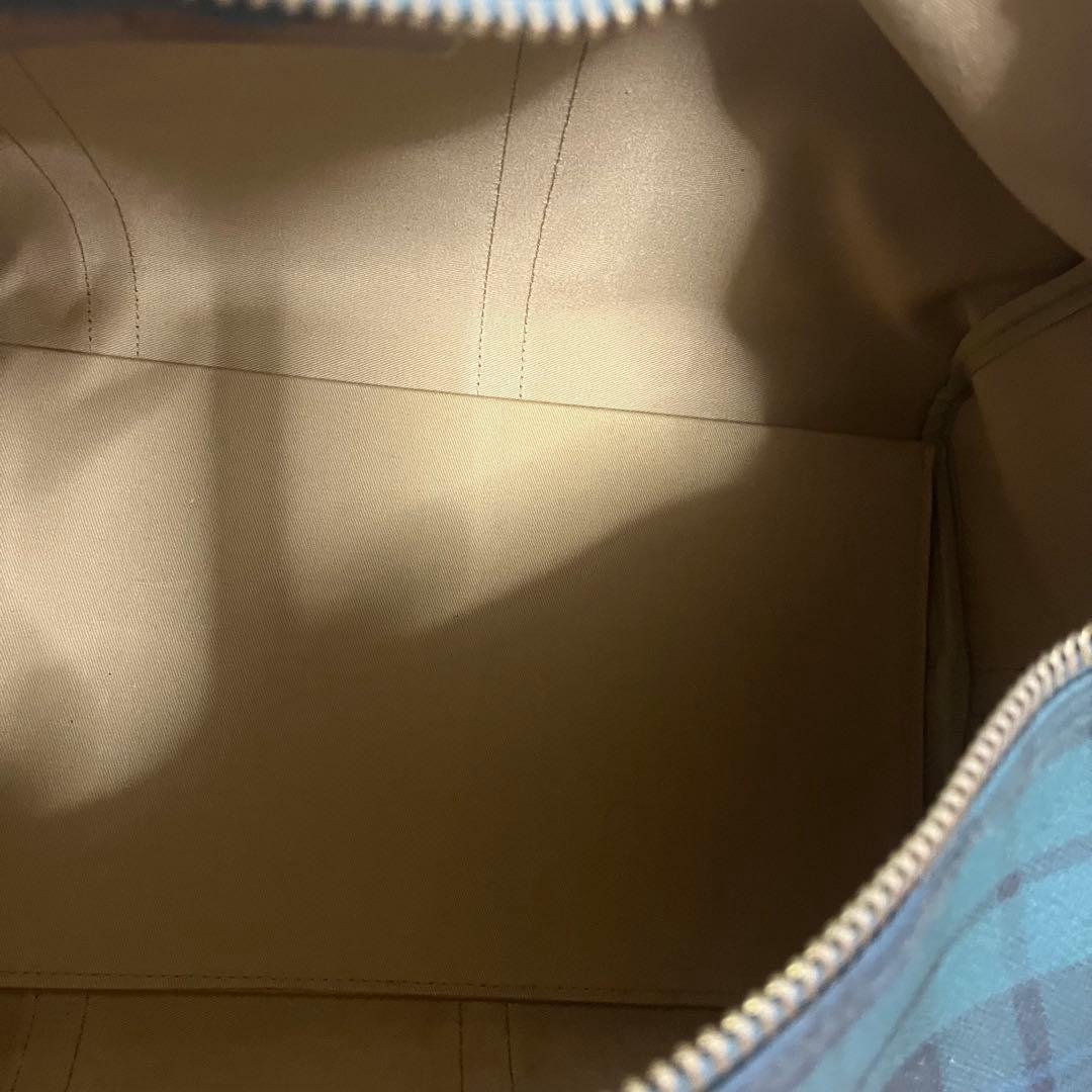 ポロラルフローレンチェック柄ボストンバッグ