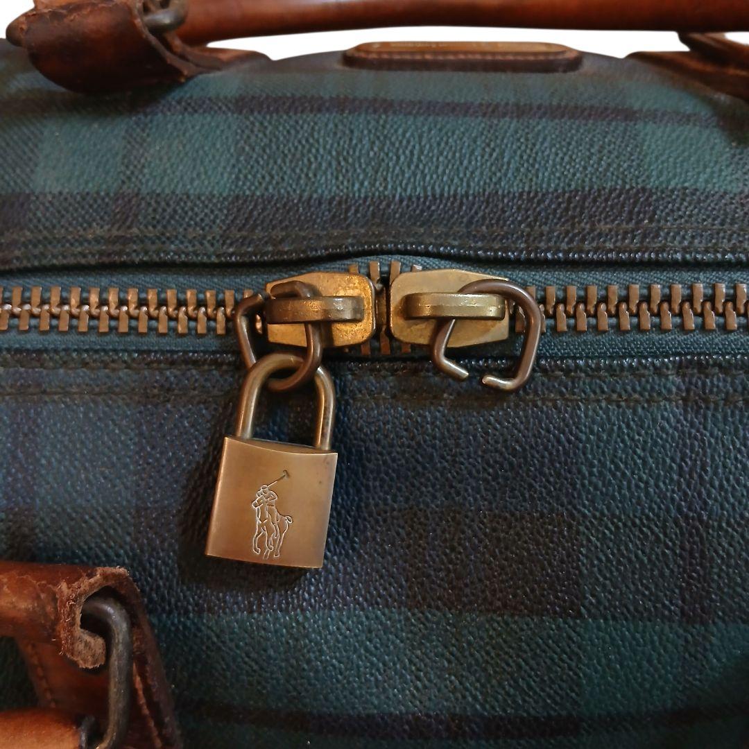 POLO ポロラルフローレン 大容量 ボストンバッグ レザー 旅行 2way