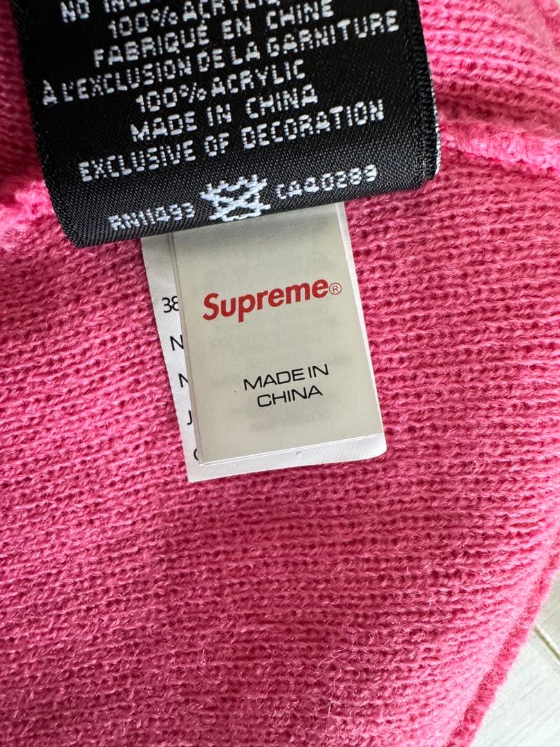 New Era Box Logo BeanieMagenta 即発送！最終値下げ