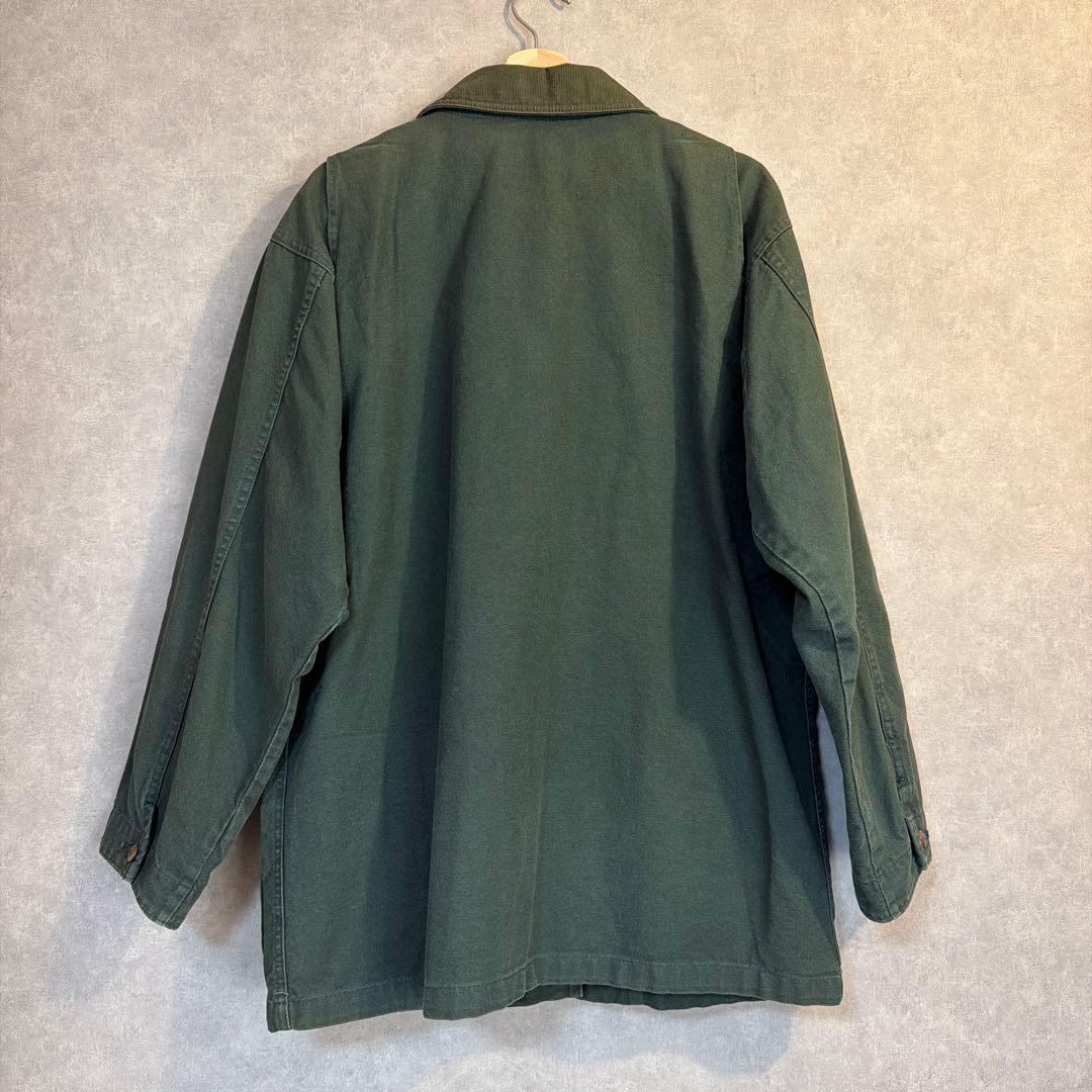 エルエルビーン 古着 フィールドコート USA グリーン M 80s 90s