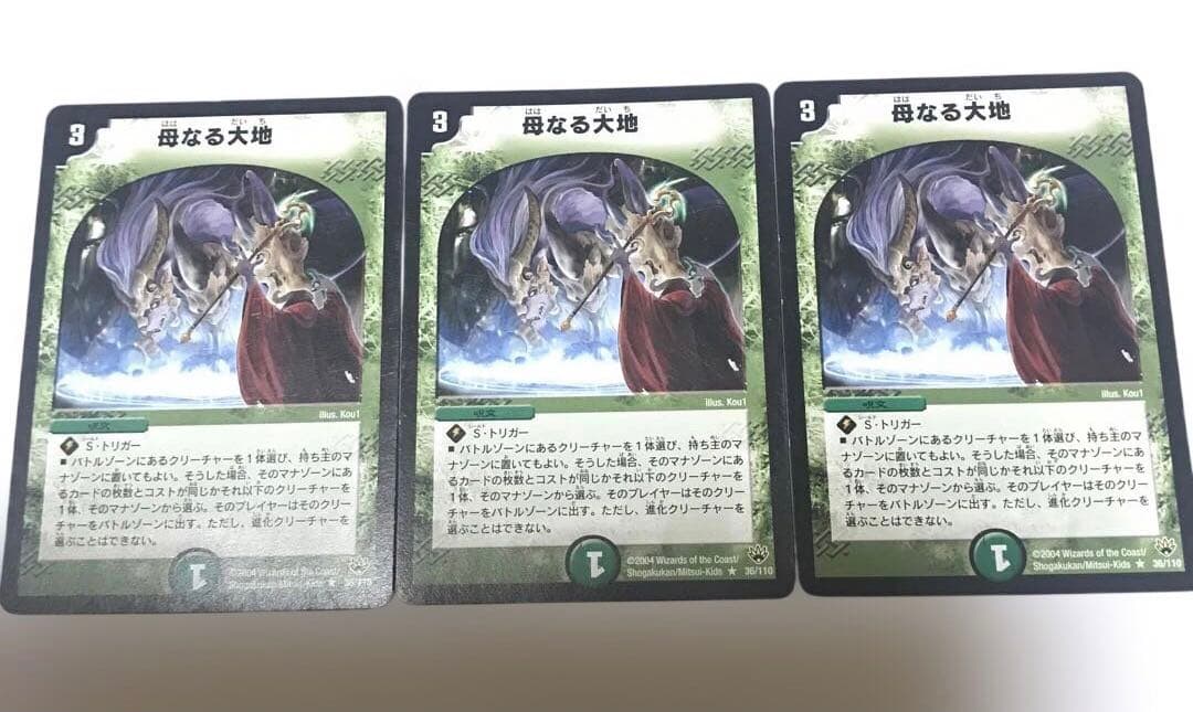母なる大地 3枚セット
