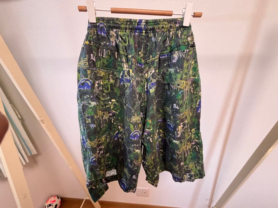 old stussy 80s ビンテージ宗教柄ショートパンツオールドステューシー