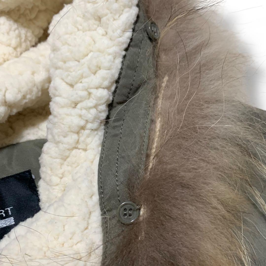 ジャケット・アウター Y2K short military N2B boa fur jacket