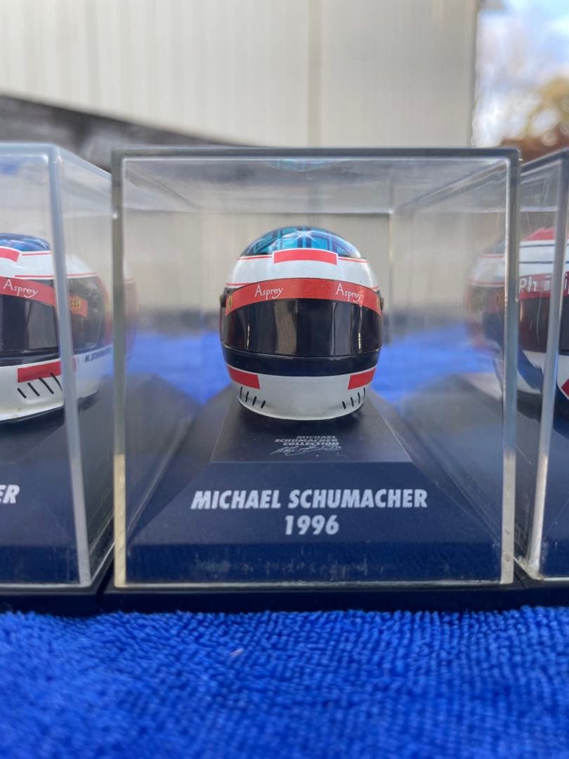 F1 ミハエルシューマッハ2種 ヨス・フェルスタッペン ヘルメット　1996年