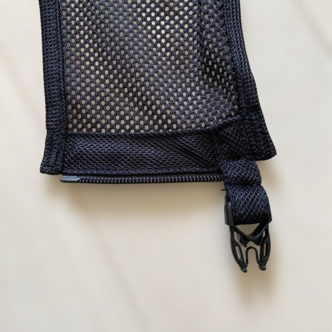 【美品】POLBAN のせる抱っこひも　肩ショルダー付き　メランジグレー