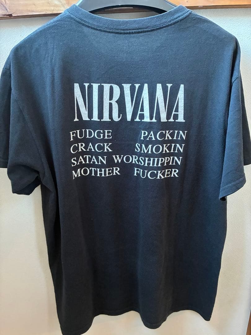 NIRVANA Vestibule Y2K Anvil Blue Tシャツ