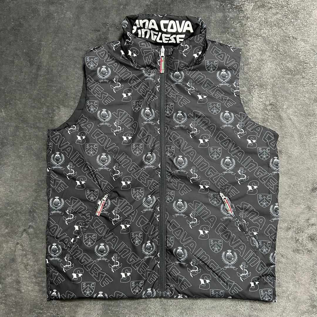 sinacova シナコバ　リバーシブル　ダウンベスト　ゴルフウェア