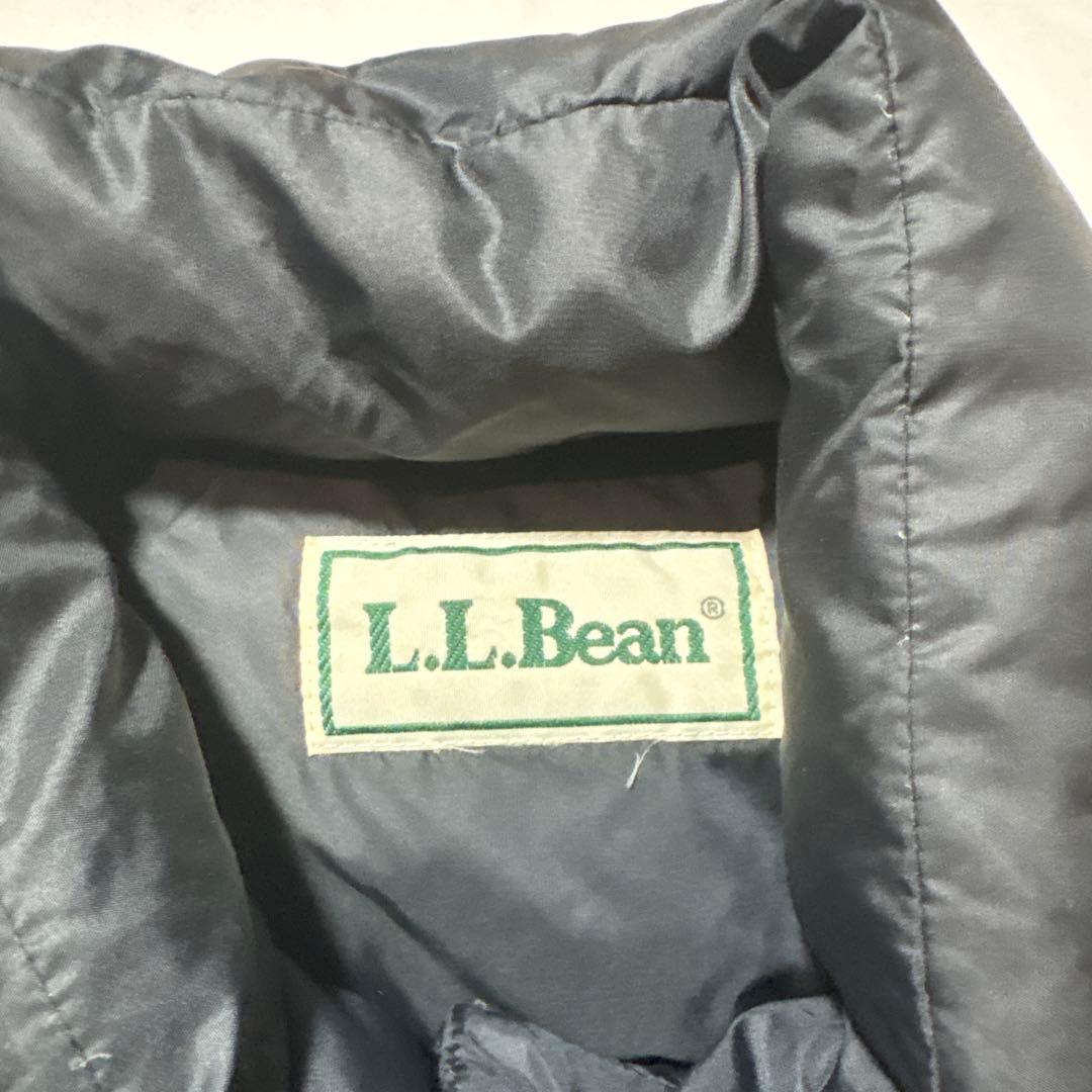 llbean ダウンベスト　ブラック　M-L相当