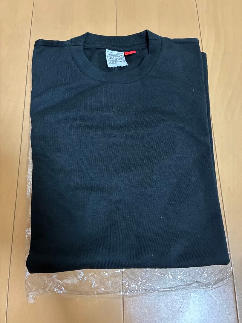 未使用　ループウィラー　スイスコットン　袖ポケット　Tシャツ　ブラック　M