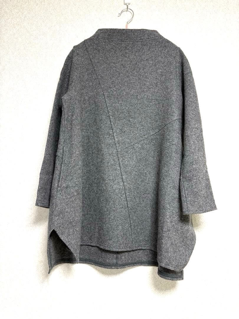 新品タグ付CRESCENT HALF-NOTE アシンメトリーチュニック グレー