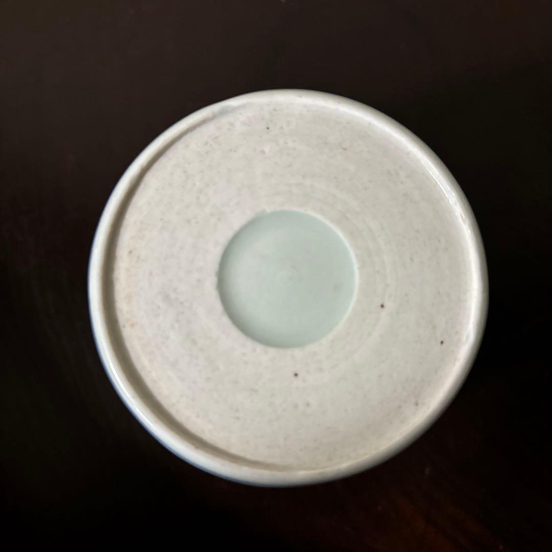 古伊万里色絵蕎麦猪口　1点　江戸時代　アンティーク　白磁　酒器　盃　湯呑検:李朝