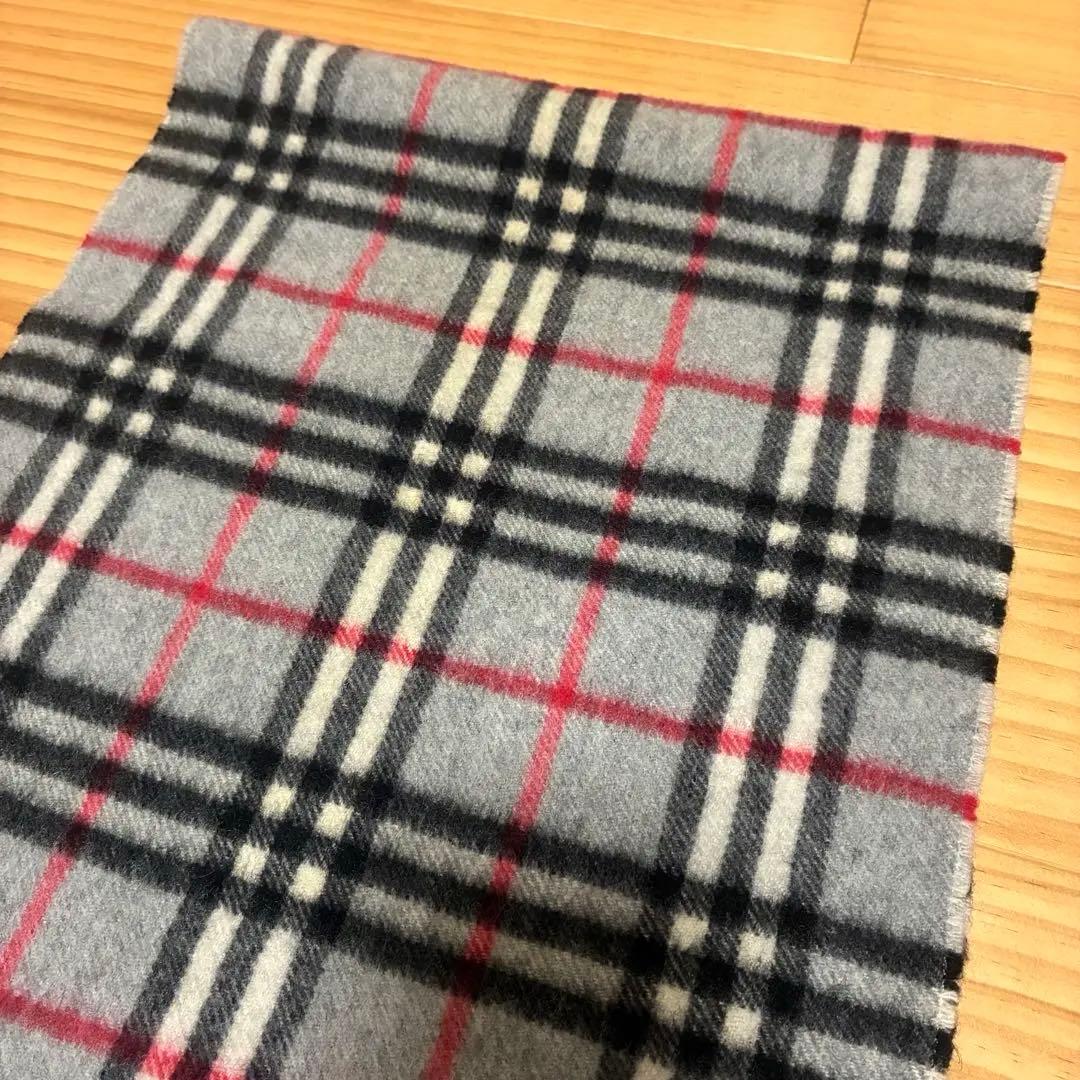 BURBERRY LONDON マフラー ノバチェック カシミヤ100% 英国製
