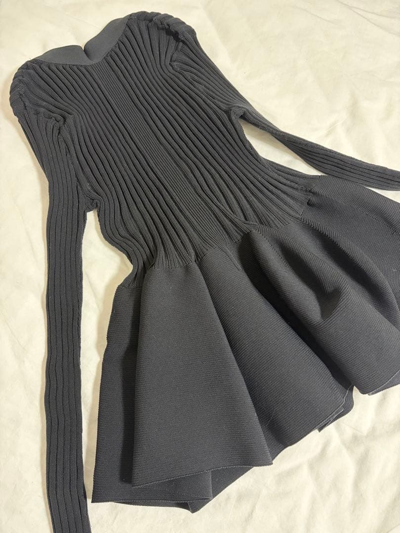 CFCL POTTERY CARDIGAN カーディガン黒　サイズ3