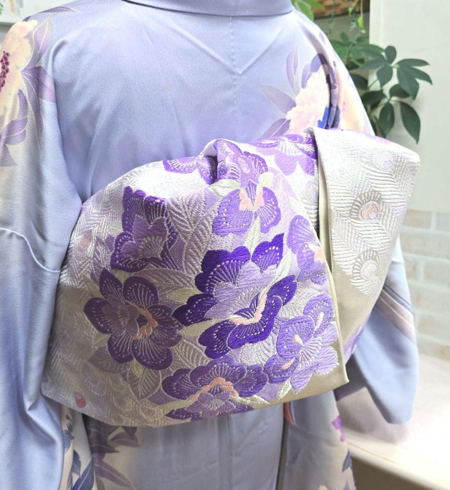 青紫牡丹振袖７点フルセット、成人式