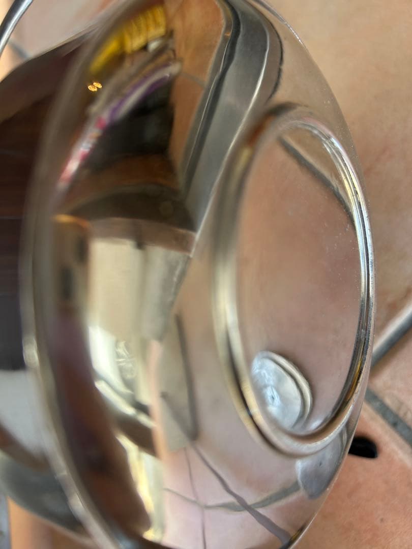匿名配送】銚子 酒器 昭和レトロ 骨董　銀メッキ？ 本錫？ 古民具 煎茶道具