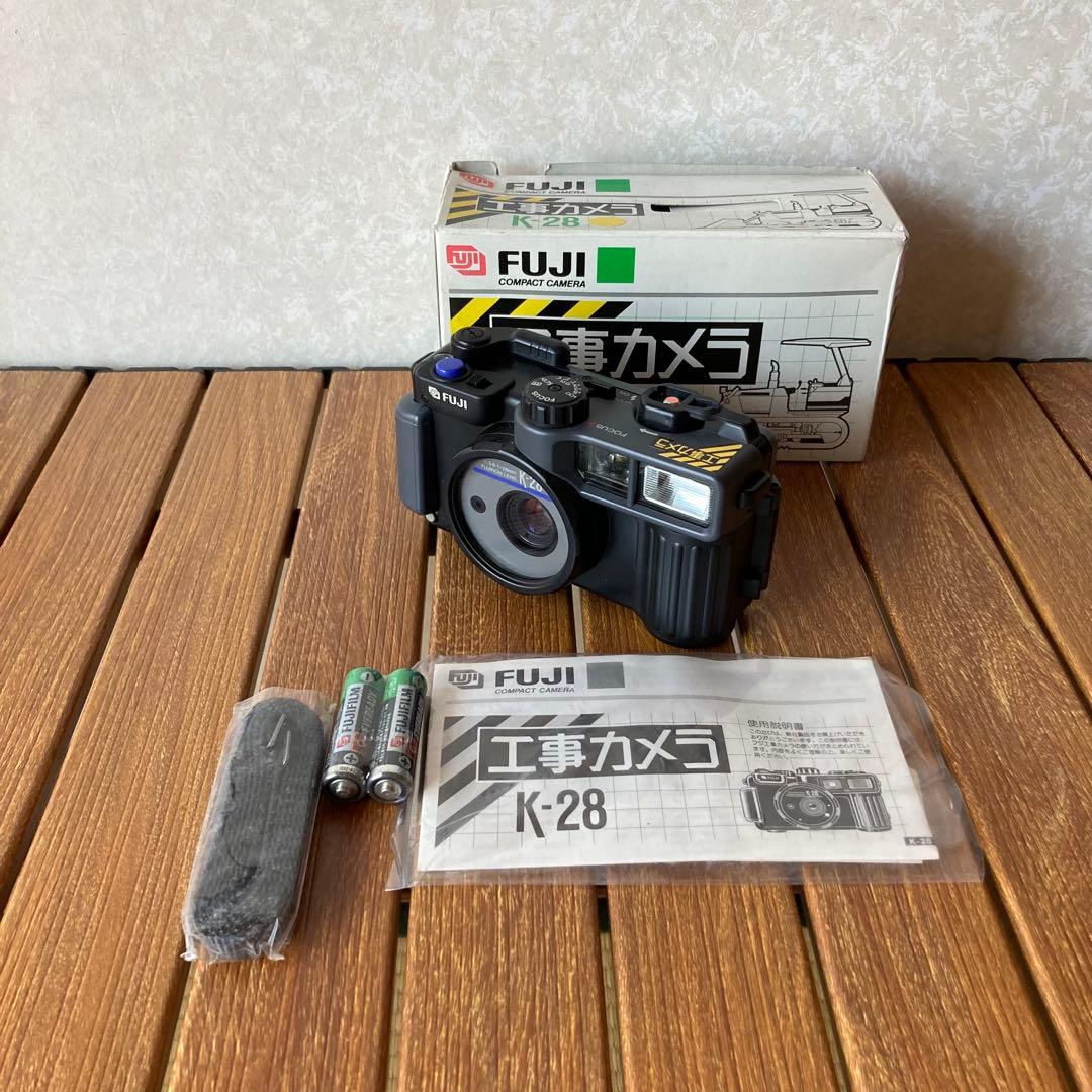 富士フィルム FUJI 工事カメラ K-28 コンパクトカメラ フィルムカメラ