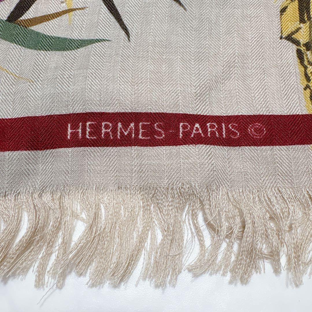 HERMES エルメス カシシル ストール スカーフ 大判 バンブー